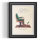 Barba Prints - Art Nouveau Fine Art Kochs' Pedestal Chair A3
