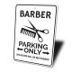 Lizton Sign Shop - Barber Parking Sign