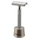 Feather All Stainless Double Edge Razor with Stand AS-D2S