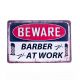 Barber Vintage Metal Sign #49