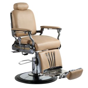 Chelece Classic Barber Chair Elegance, Brown