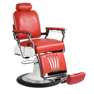 Chelece Classic Barber Chair Elegance, Red