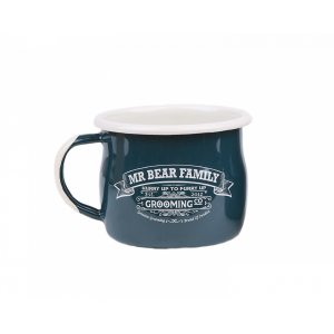 Mr Bear Family Shaving Mug Enamel