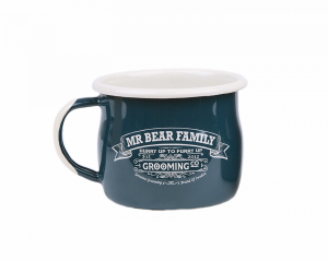 Mr Bear Family Shaving Mug Enamel