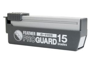 Feather Professional Pro Guard Straight Razor Blades 15-p