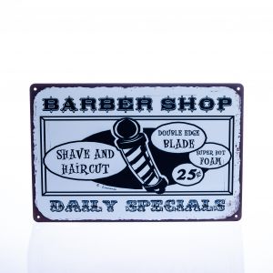 vintage barbershop sign
